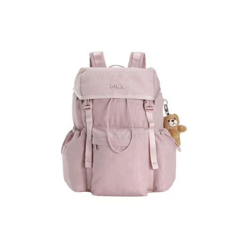 FILA Fabric Backpack Unisex Light Purple Red