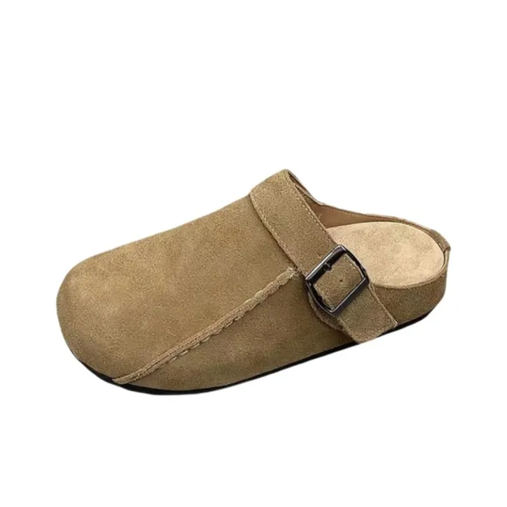 Luji Rubber Sole Quiet Closed Toe Slippers Women's-0