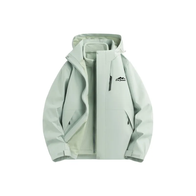 Yiwen Water Resistant Windproof Breathable Warm Windbreaker Jacket Unisex-4