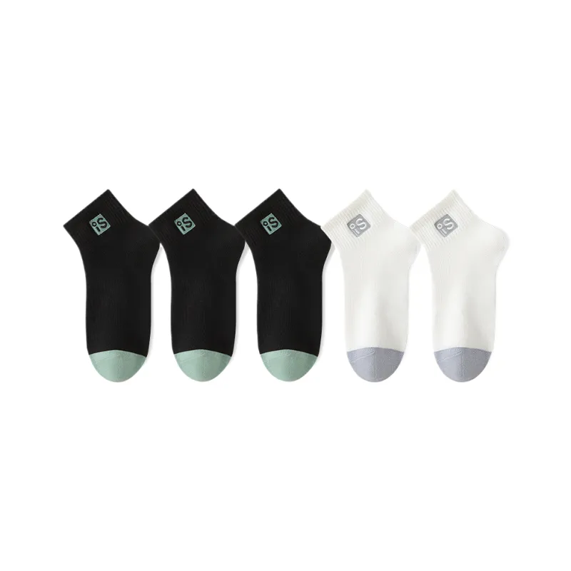 Cotton Gene Ankle Socks Men's 5 Pack-24