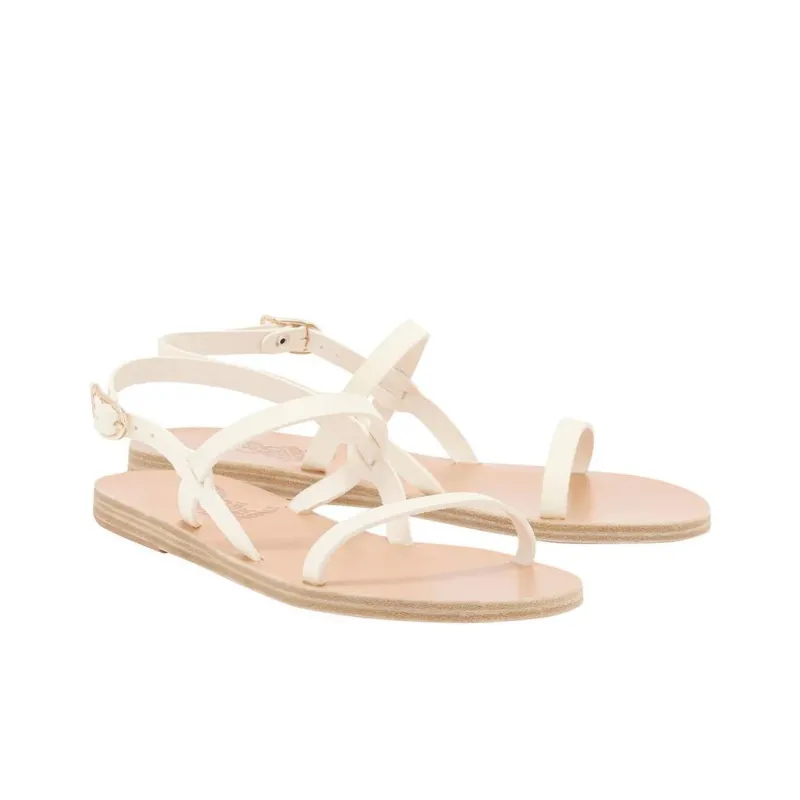ANCIENT GREEK SANDALS Shismi One Strap Sandals Women's White-1