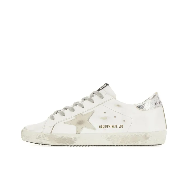 Golden Goose Superstar Silver Gold Mismatch Women's-0