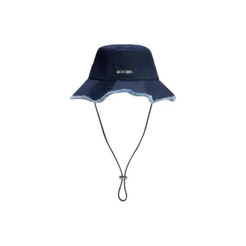 Jacquemus Cotton Bucket Hats Women's Blue
