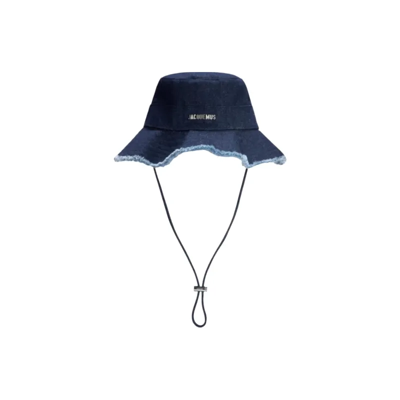 Jacquemus Cotton Bucket Hats Women's Blue-0