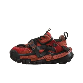 DEVIL AND ANGEL Wear Resistant Height Increasing Slip Resistant Low Top Chunky Sneakers Men's