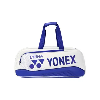YONEX Badminton Racket Bags Fits 5 Pieces Casual, Sports Crossbody Bag White Dark Blue Unisex