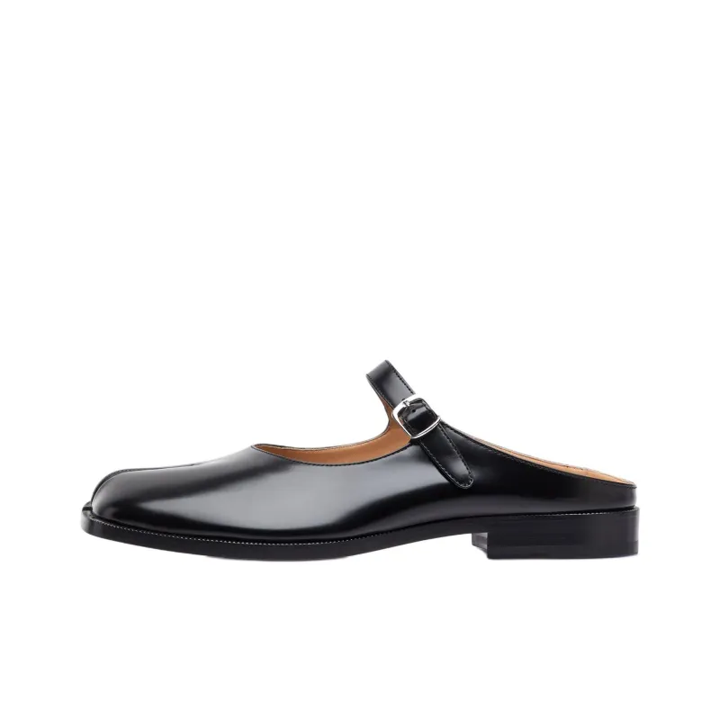 Maison Margiela Tabi Slip Resistant Closed Toe Slippers Men's Black-0