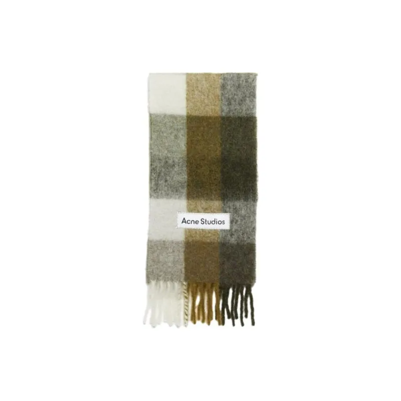 Acne Studios Mohair Checked Scarf-1