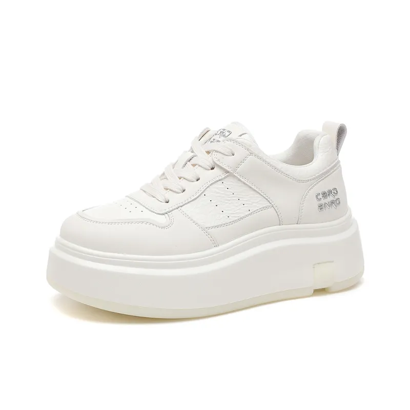 CARDANRO Slip Resistant Low Top Comfortable Small Whiteboard Shoes Women's-1