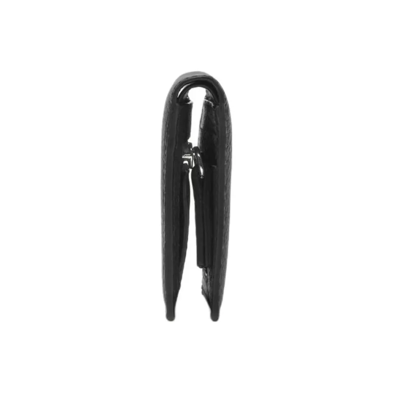 MM6 Maison Margiela Grain Leather Wallet Women's Black-1