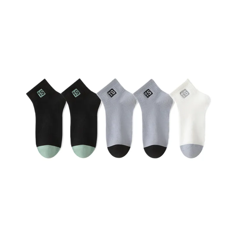 Cotton Gene Ankle Socks Men's 5 Pack-6