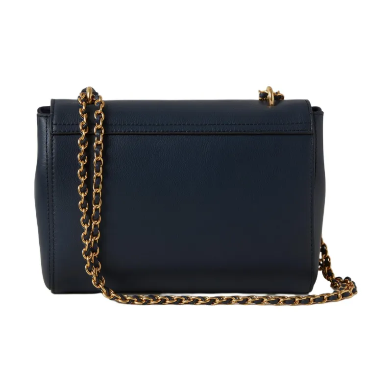 Mulberry Lily Calfskin Shoulder Bag Women's Midnight Blue-2