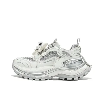 HR Low Top Chunky Sneakers Women's White