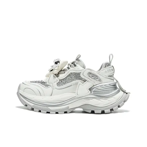 HR Low Top Chunky Sneakers Women's White