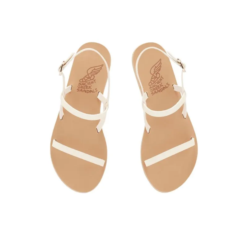 ANCIENT GREEK SANDALS Shismi One Strap Sandals Women's White-2