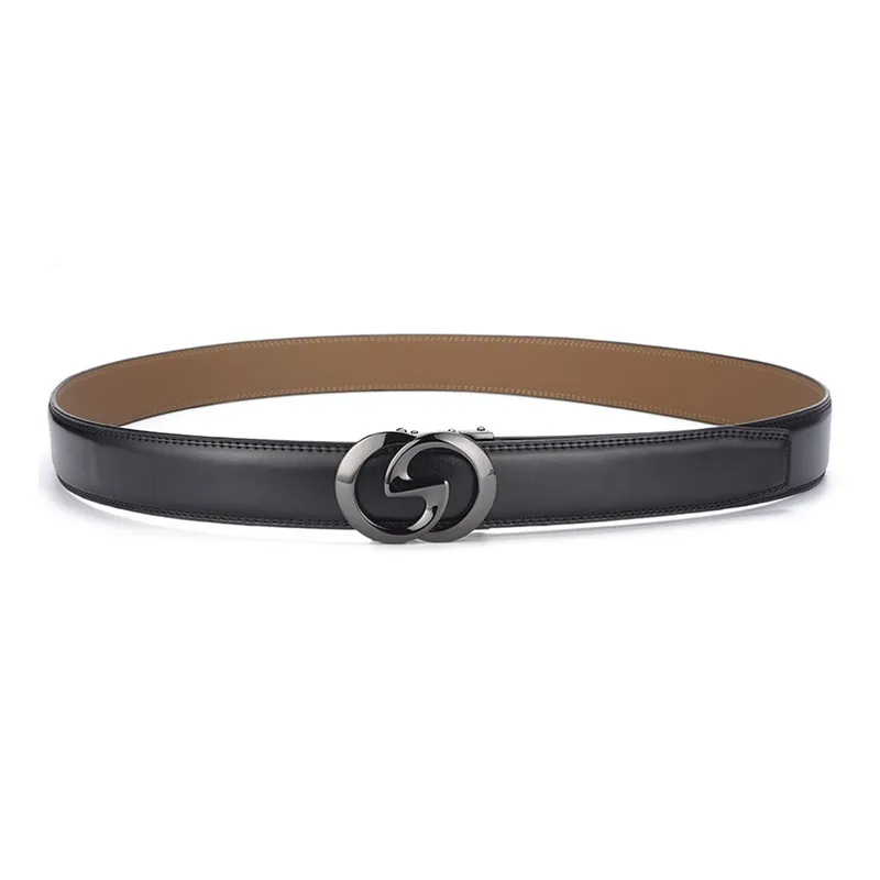 JONNY MOORE Cow Leather Belts Men's 3.5cm-2