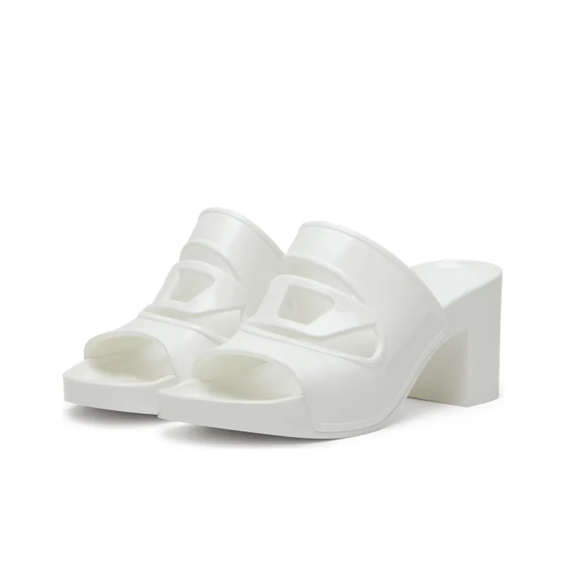 DIESEL Slide Slippers Women's White-3