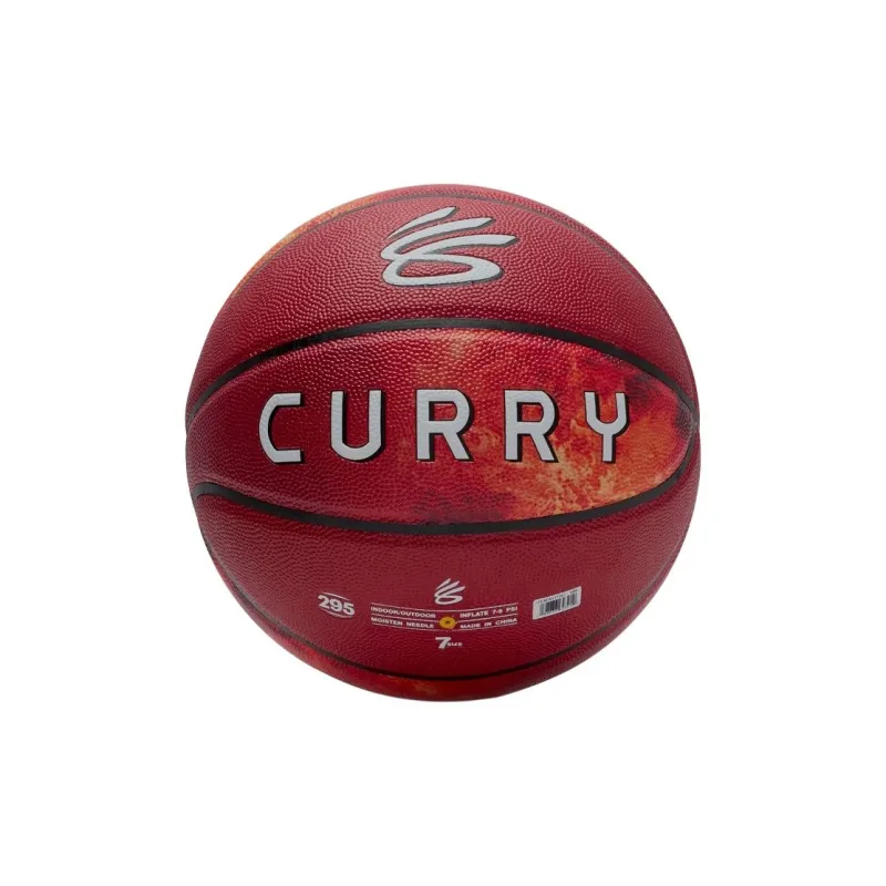 Under Armour CURRY 295 Nove PU Basketball Red Collector's Level Size 7 Ball Training Competition Unisex-1