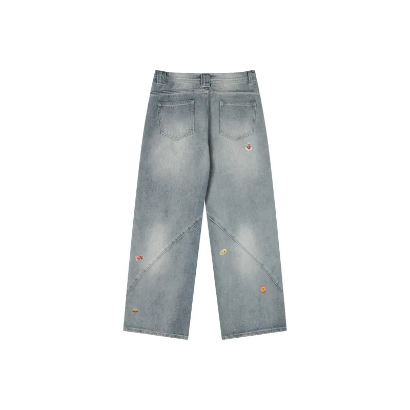 TGNS Jeans Unisex Vintage Blue-1