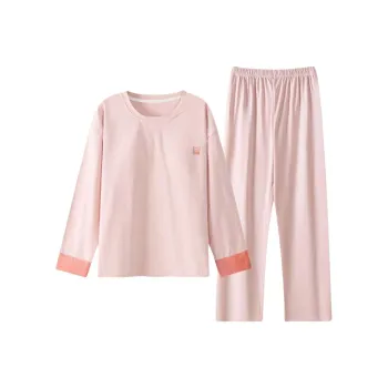 ZAO FU NIAO Pajama Set Women's Cherry Pink