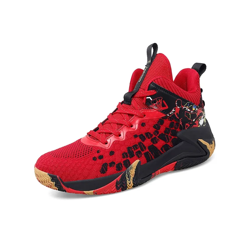 AMICNIEGD Anti Slip And Wear Resistant Water Resistant Low Top Basketball Shoes Unisex-11