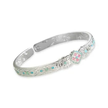 RURA 999 Fine Silver Sterling Silver Bracelets Women's