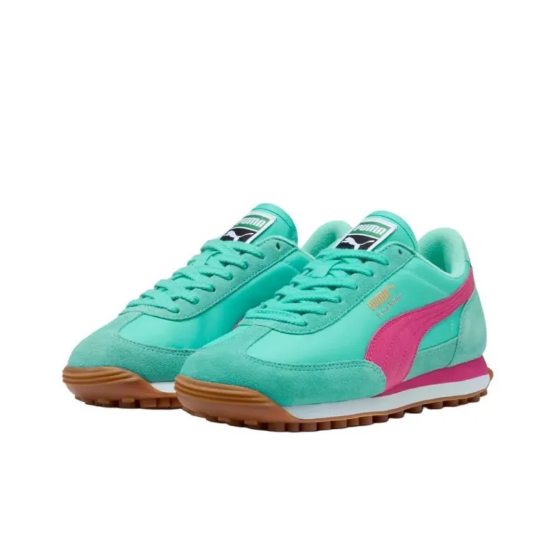 PUMA Easy Rider Vintage Anti Slip Wear Resistant Low Top Casual Shoes Women's Cyan-2
