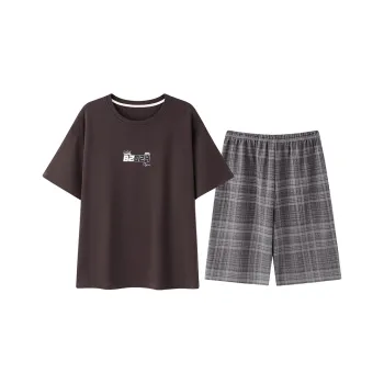 GOSO Pajama Set Men's Little Bean Color