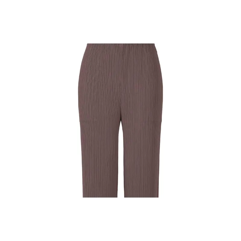 ISSEY MIYAKE Hatching Pleats Trousers-1