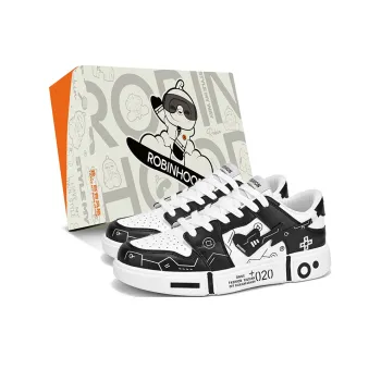 ROBINHOOD Wrapping Anti Slip Shock Absorbing And Wear Resistant Low Top Skateboard Shoes Unisex
