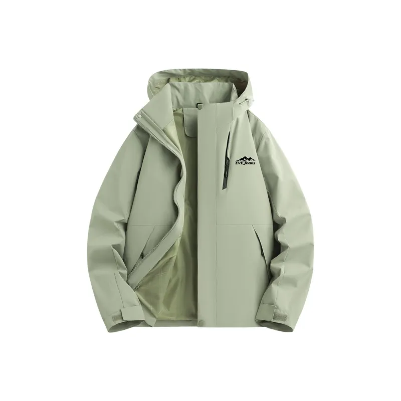 Yiwen Water Resistant Windproof Breathable Warm Windbreaker Jacket Unisex-28