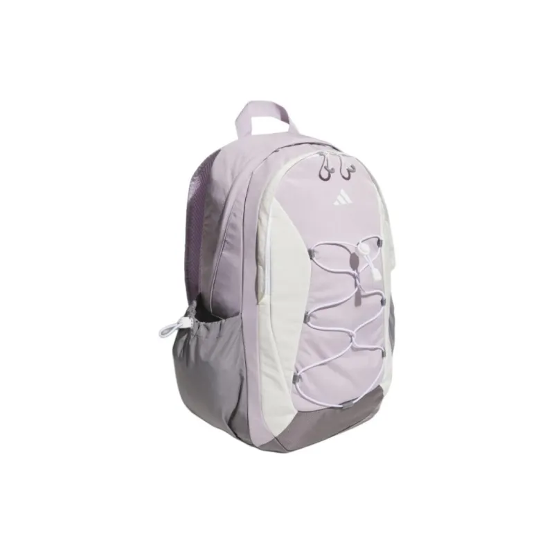 Adidas Recycled Nylon Backpack Large Size Unisex Light Purple & White & Light Gray-1