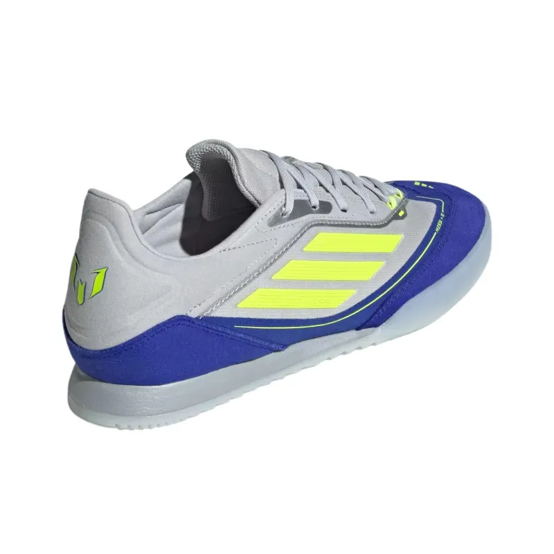 Adidas F50 Series Anti Slip Wear Resistant Soccer Shoes Men's Silver Blue-3