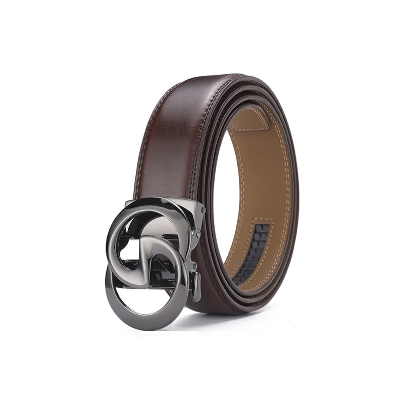 JONNY MOORE Cow Leather Belts Men's 3.5cm-4
