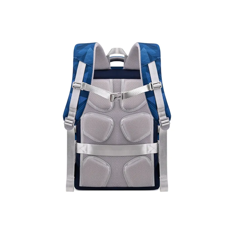 EDISON Oxford Backpack Regular Unisex Black/Gray/Blue-9