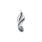 Western Geometric Brooch-Blue