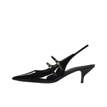 CELINE Judy Slim Heel High Heels 5.5cm Women's Black