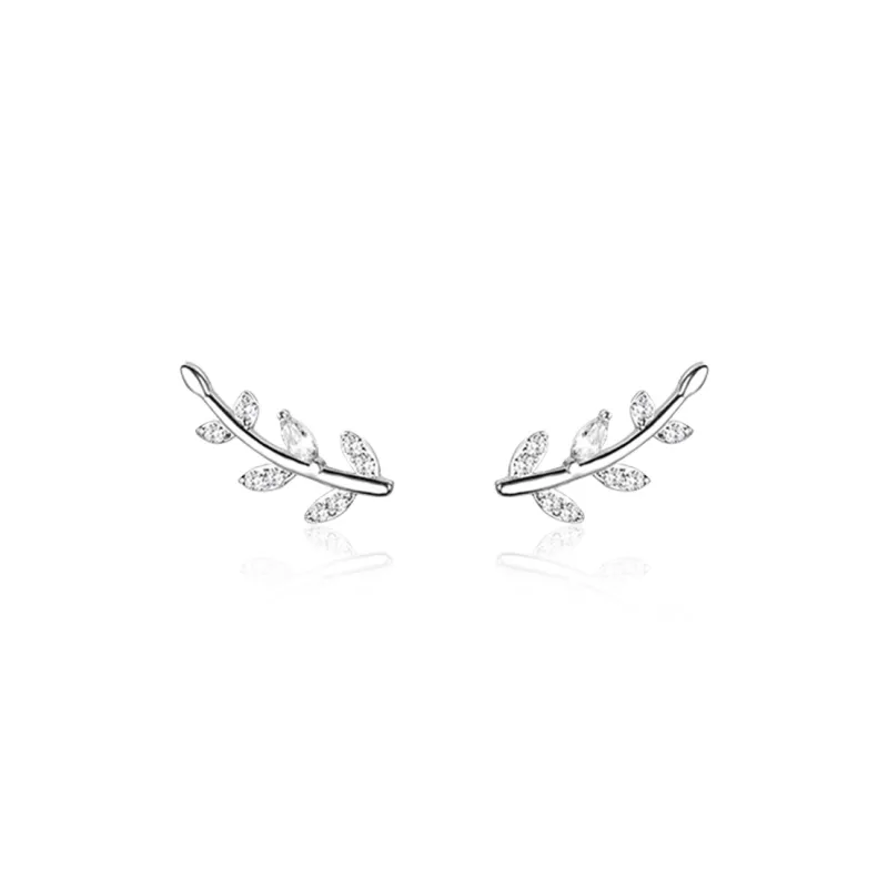 Inkopper 925 Sterling Silver Stud Earrings Women's-0