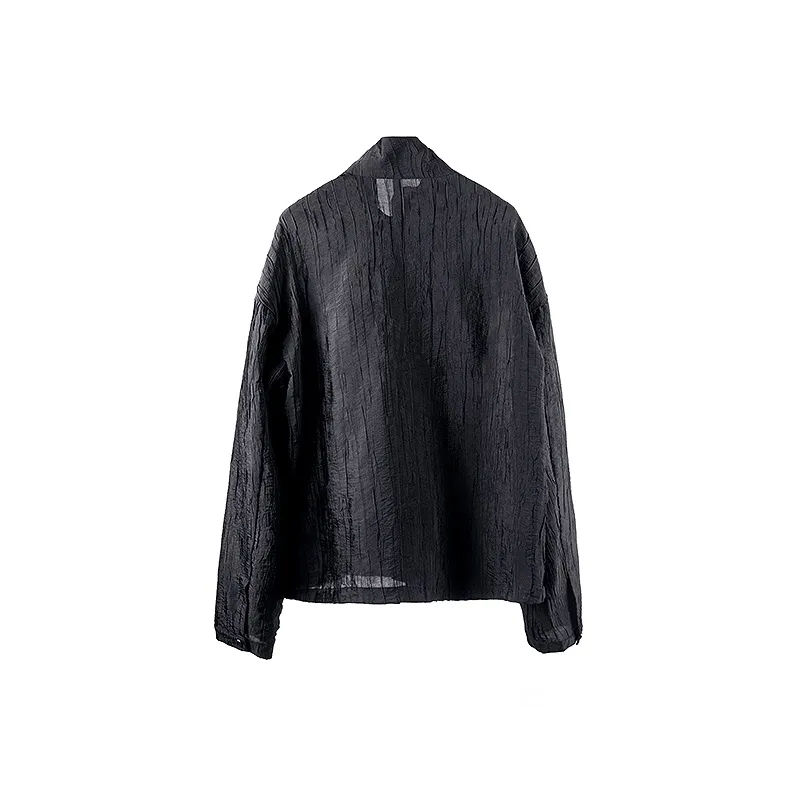 HUANXIANGZHE Jackets Coats Unisex Black-1