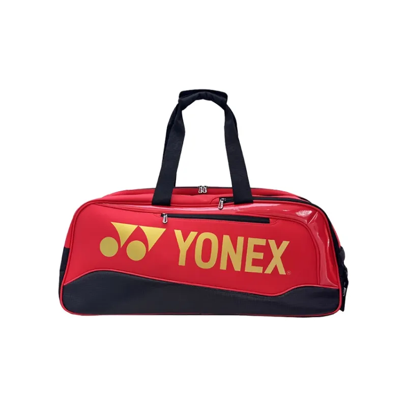 YONEX Badminton Racket Bags Fits 5 Pieces Casual, Sports Crossbody Bag Red Black Unisex-2