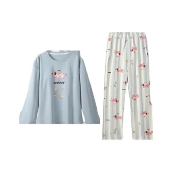 ZAO FU NIAO Pajama Set Women's Celestial Blue