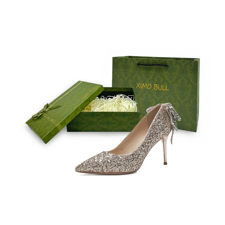 XIMO BULL High Heels Women's Champagne-19