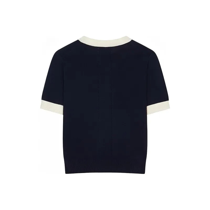 Teenie Weenie Sweater Women's Navy Blue-1
