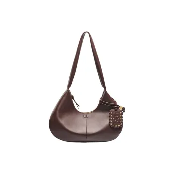 GANNI Medium Logo debossed Shoulder Bag