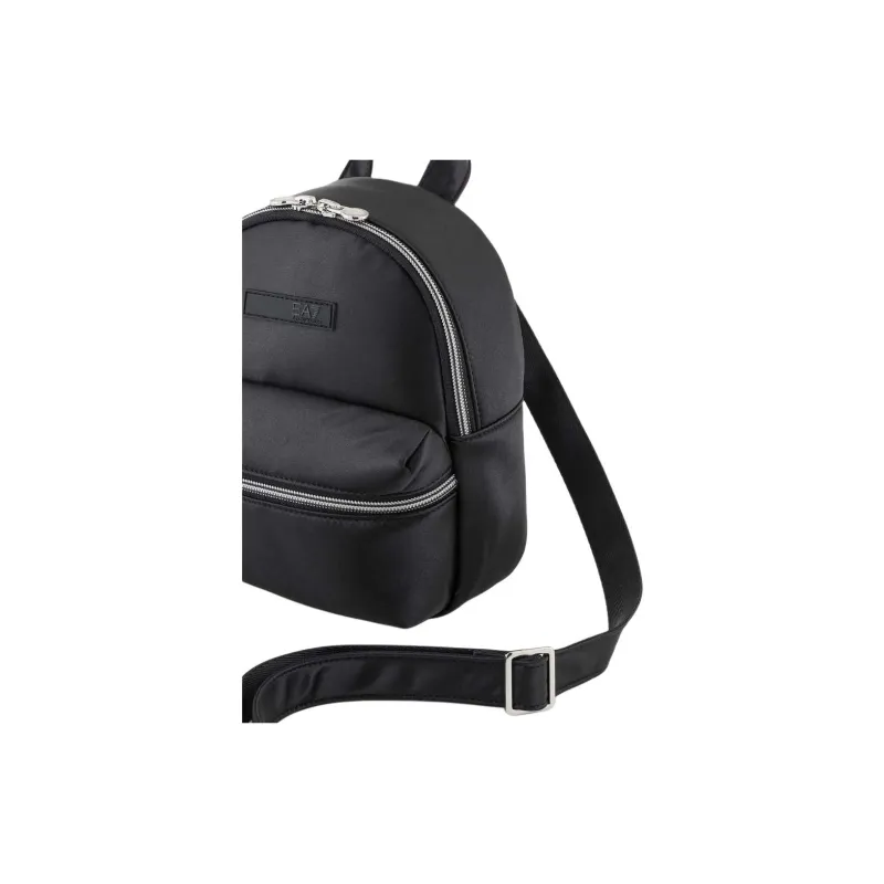 EMPORIO ARMANI Polyester Backpack Trumpets Women's Black-3