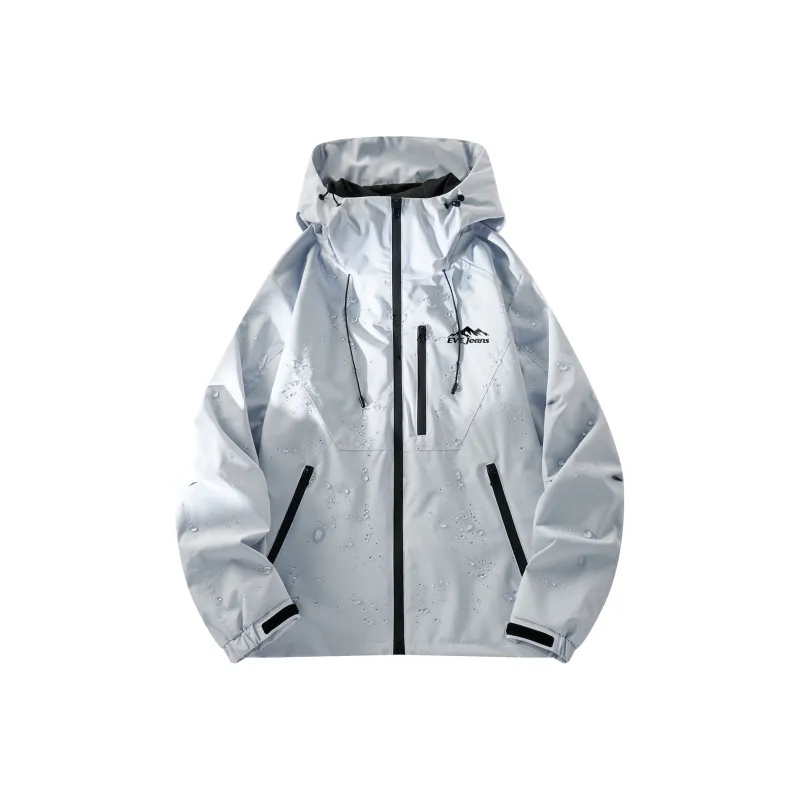 Yiwen Water Resistant Windproof Breathable Warm Windbreaker Jacket Unisex-12