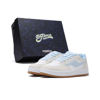 OUGLEMEN Slip Resistant Cushioning Impact Resistance Wear Resistant Low Top Skateboard Shoes Women's