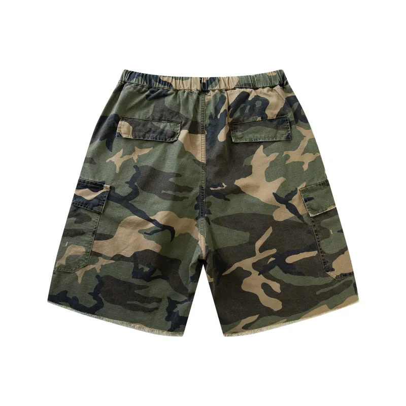 Maserati Casual Shorts Unisex Camouflage-1