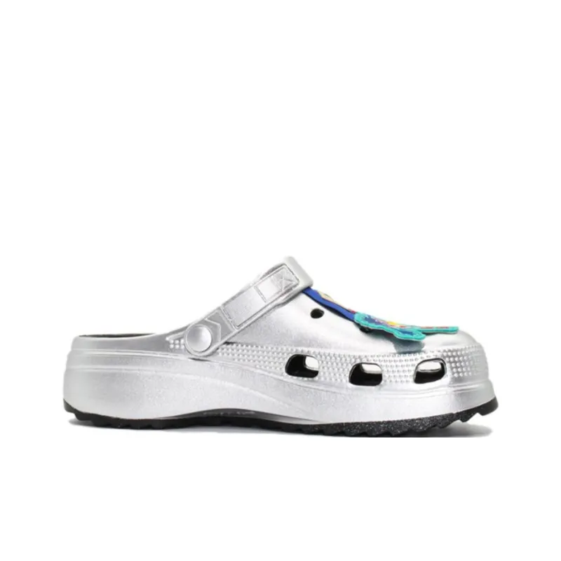 JANECO Clogs Unisex Full Silver-1