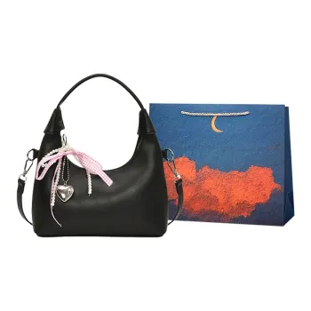 Elsvet PU Crossbody Handbag Regular Women's Black/White/Green/Pink